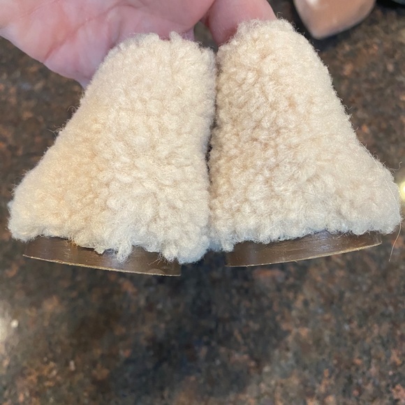JCrew Faux Shearling Ballet Flats 10 - Picture 4 of 6